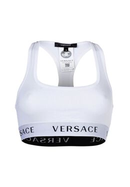 Versace: Однотонный бюстгальтер 