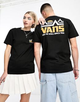 Vans: Чёрная футболка 