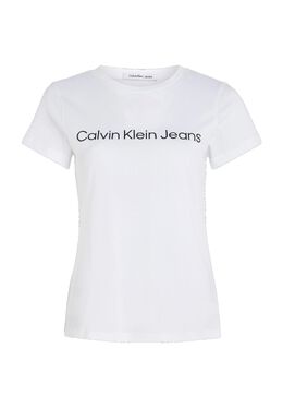 Calvin Klein Jeans: Яркая футболка 