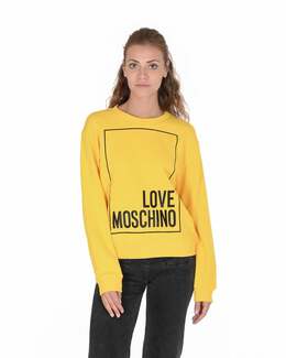 LOVE MOSCHINO: Жёлтая толстовка 