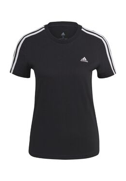 Adidas: Чёрная футболка  Essentials