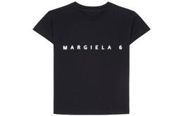 MM6 Maison Margiela: Чёрная футболка 