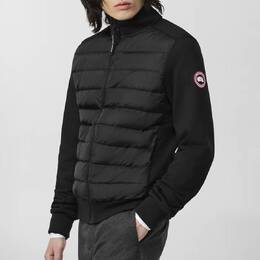 Canada Goose: Чёрная куртка  HyBridge