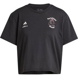 Adidas: Чёрная футболка 