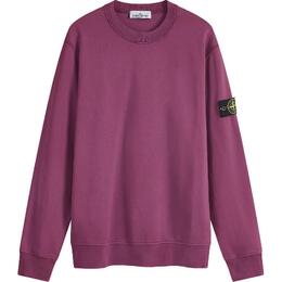 Stone Island: Фиолетовая толстовка 