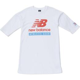 New Balance: Белое платье 