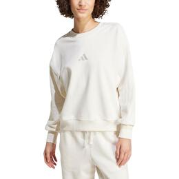 Adidas: Белый свитшот 
