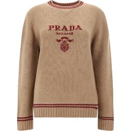 Prada: Бежевый свитер 