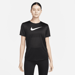 Nike: Чёрная футболка  Dri FIT