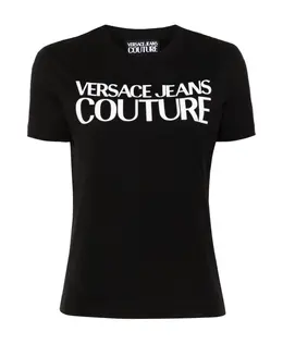 Versace Jeans Couture: Чёрная футболка 