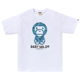 A BATHING APE: Белая футболка 