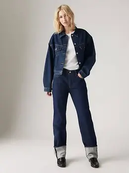 Levi's: Тёмные джинсы  501