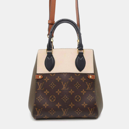 Louis Vuitton: Сумка-шоппер цвета хаки 