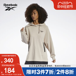 Reebok: Чёрная толстовка 