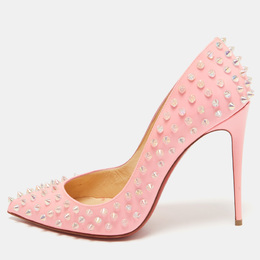 Christian Louboutin: Розовые туфли  Pigalle