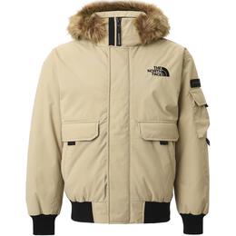 The North Face: Коричневый пуховик 