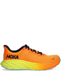 HOKA: Оранжевые кроссовки 