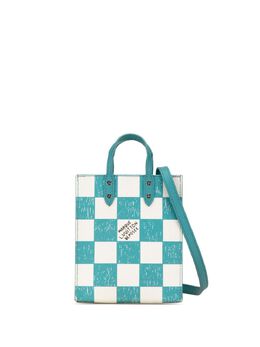Louis Vuitton Pre-Owned: Голубая сумка 