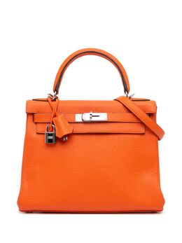 Hermès Pre-Owned: Оранжевая сумка 