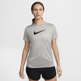 Nike: Серебристая футболка  Dri FIT