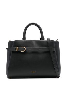DKNY: Чёрная сумка-шоппер 