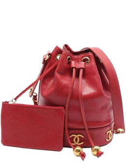 CHANEL Pre-Owned: Красная сумка 