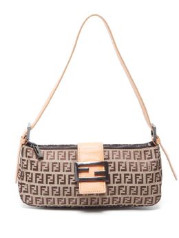 Fendi Pre-Owned: Светлая сумка 