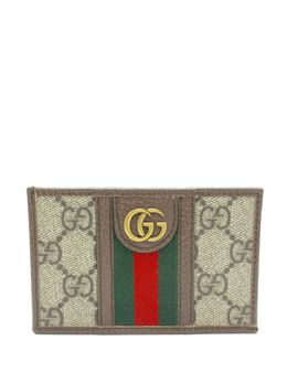 Gucci Pre-Owned: Картхолдер в полоску 