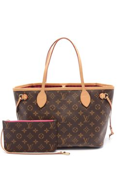 Louis Vuitton Pre-Owned: Коричневая сумка-шоппер 