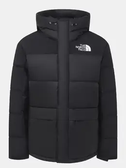 The North Face: Чёрный пуховик 