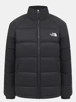 The North Face: Чёрный пуховик 