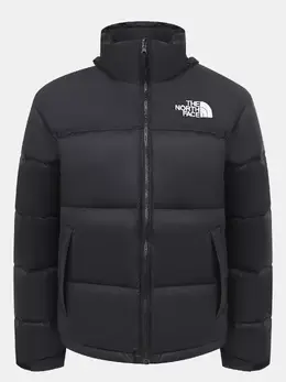 The North Face: Чёрный пуховик 