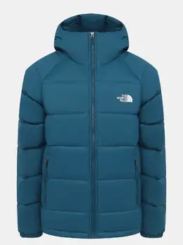 The North Face: Синий пуховик 