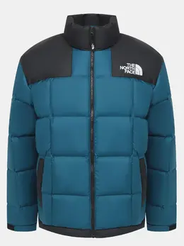 The North Face: Синий пуховик 