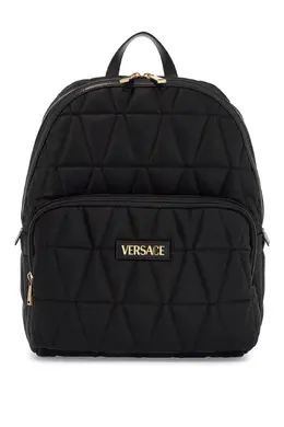 Versace: Чёрный рюкзак 