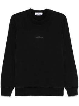 Stone Island: Свитшот с принтом 