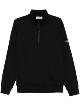 Stone Island: Чёрный свитшот  Compass