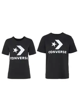 Converse: Чёрная футболка 