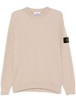 Stone Island: Бежевый свитшот  Compass