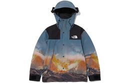 The North Face: Голубая куртка 