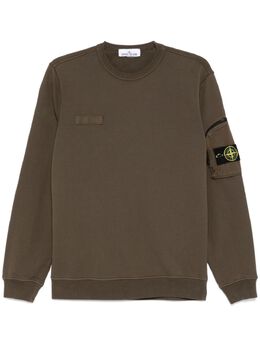 Stone Island: Зелёный свитшот  Compass