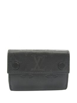 Louis Vuitton Pre-Owned: Чёрный кошелёк 