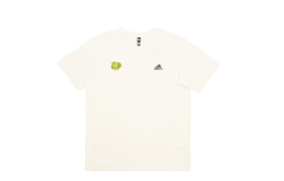 Adidas: Белая футболка 