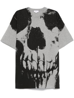Alexander McQueen: Футболка  Skull с коротким рукавом