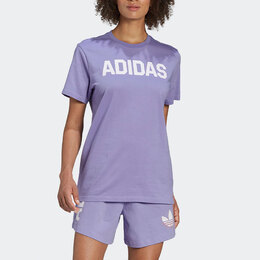 Adidas Originals: Фиолетовая футболка 