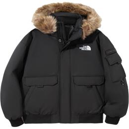 The North Face: Чёрный пуховик 