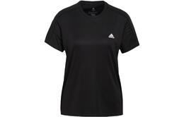 Adidas: Чёрная футболка 