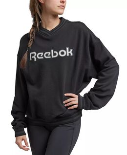 Reebok: Чёрный свитшот 