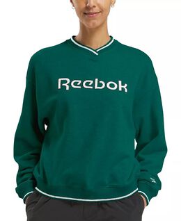 Reebok: Зелёный свитшот 