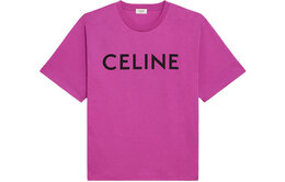 CELINE: Розовая футболка 